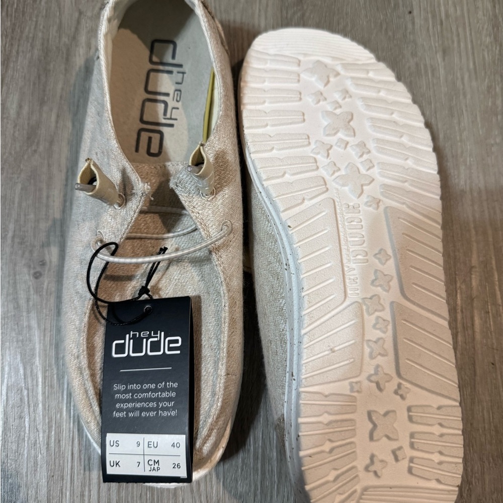 Hey Dude Light Tan Slip-On Shoes
